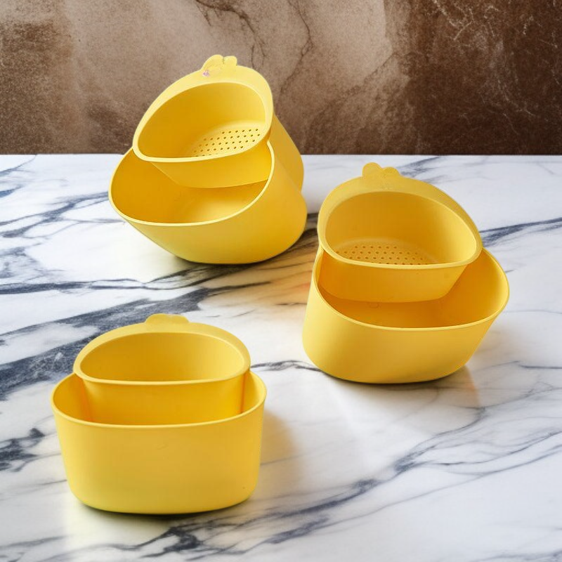 주방 공간 절약에 효과적인 2단 트레이