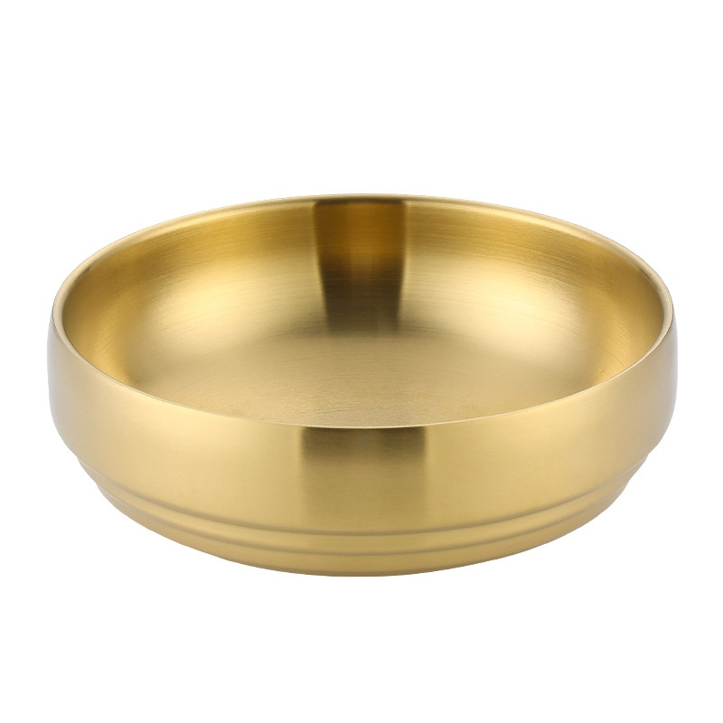 Bol à nouilles froides en acier inoxydable à double paroi