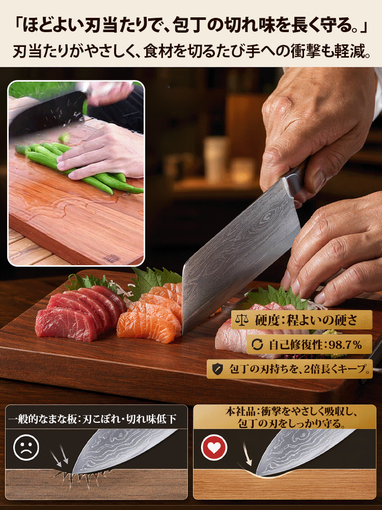 【京都府】抗菌防カビひのきまな板