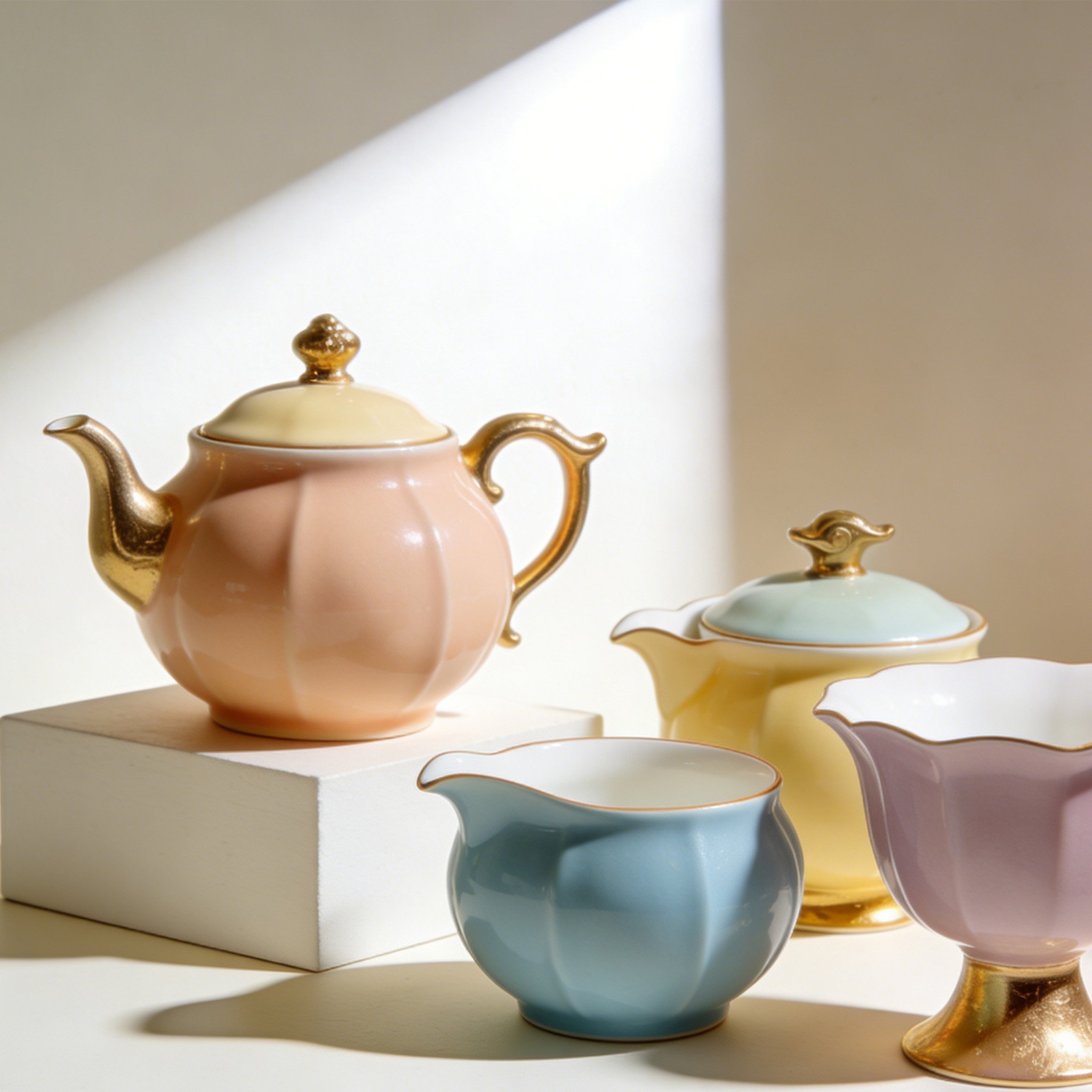 심플 도자기 다기 세트