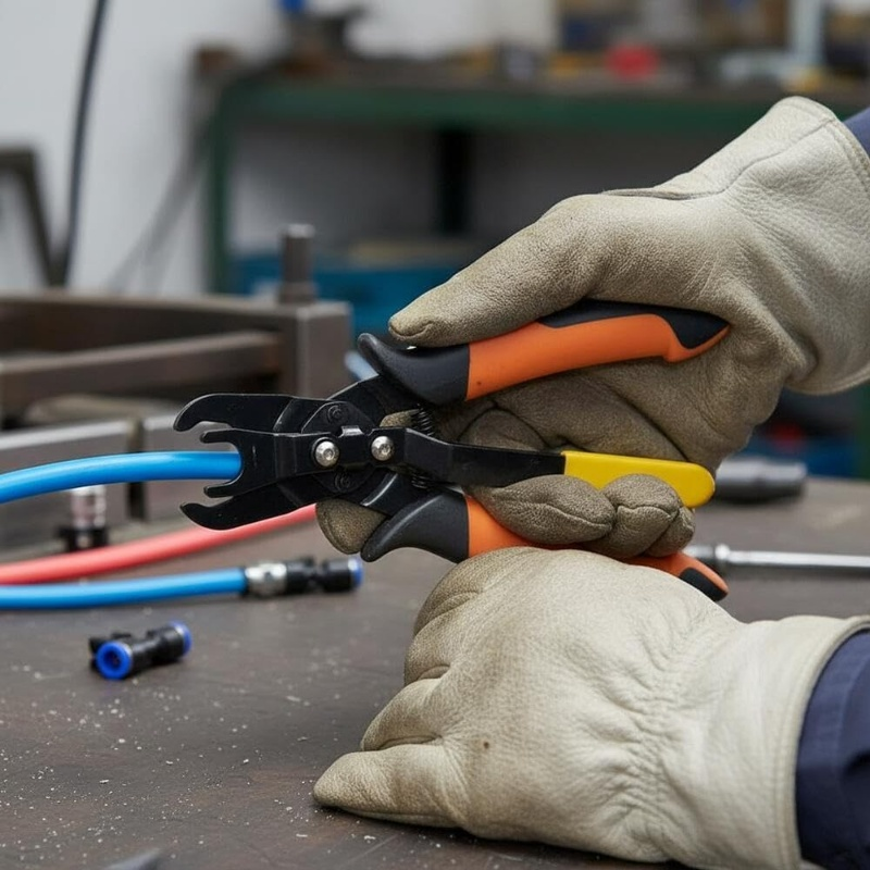 Air hose removal pliers