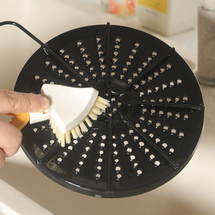 折りたたみ三角形隙間掃除ブラシ