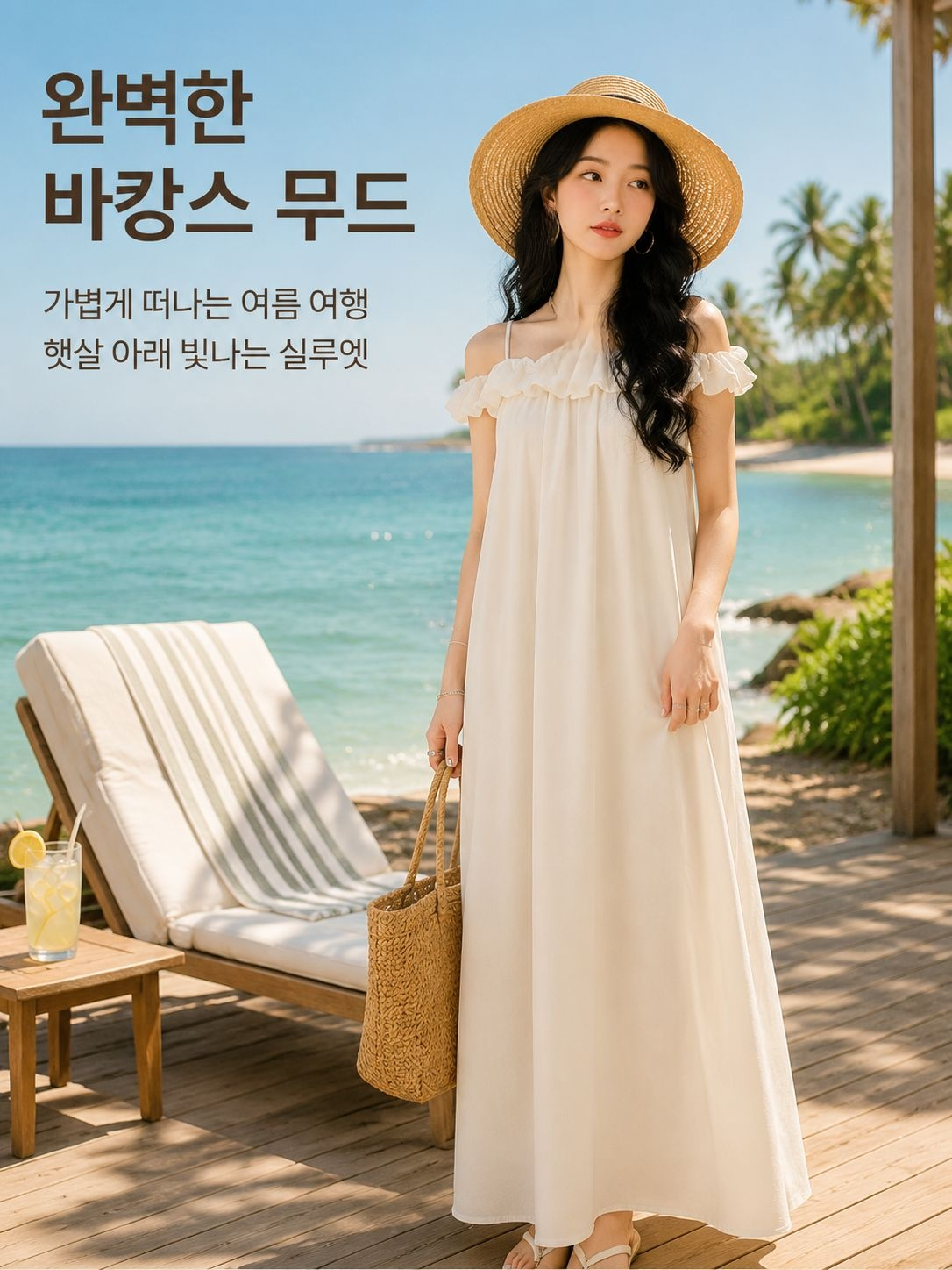 속살 가리기 A라인 스커트