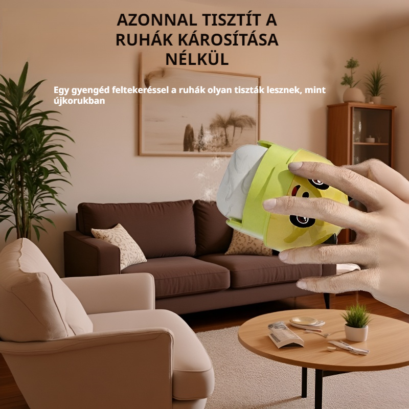 Kétfunkciós, mosható szösztelenítő roller