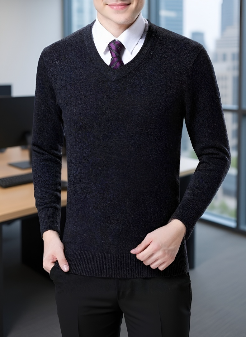 다양한 색상의 벨벳 무지 스웨터