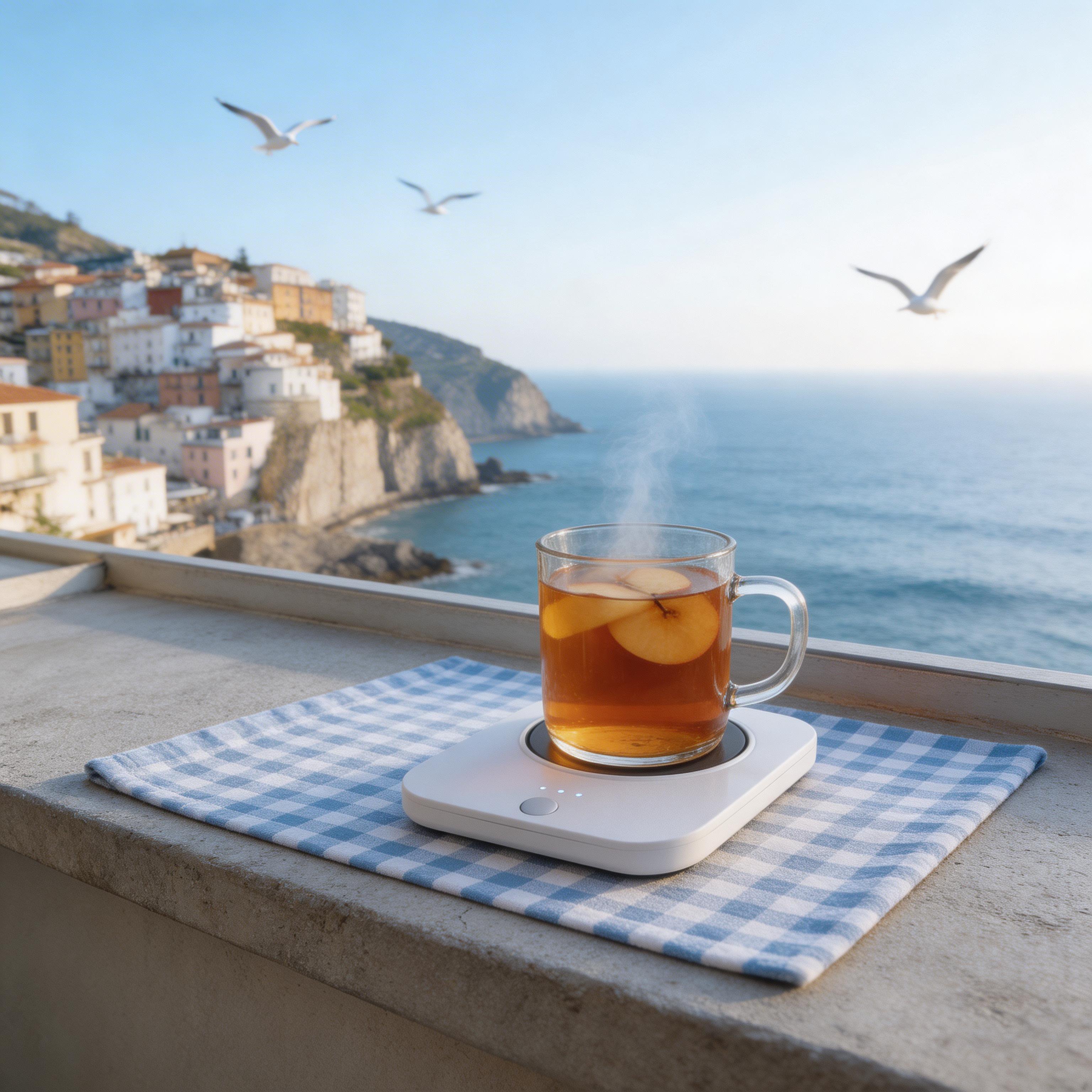 Constant-Temperature Coaster: 3-Level Temperature Adjustable Coffee Warmer Pad