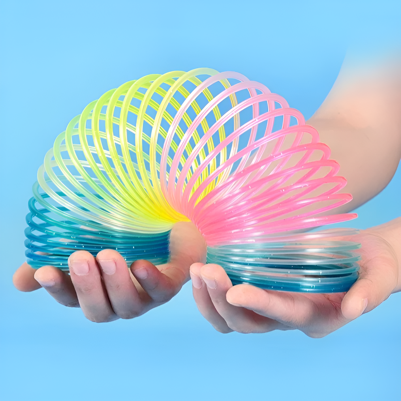 Juguete de anillo arcoíris de primavera