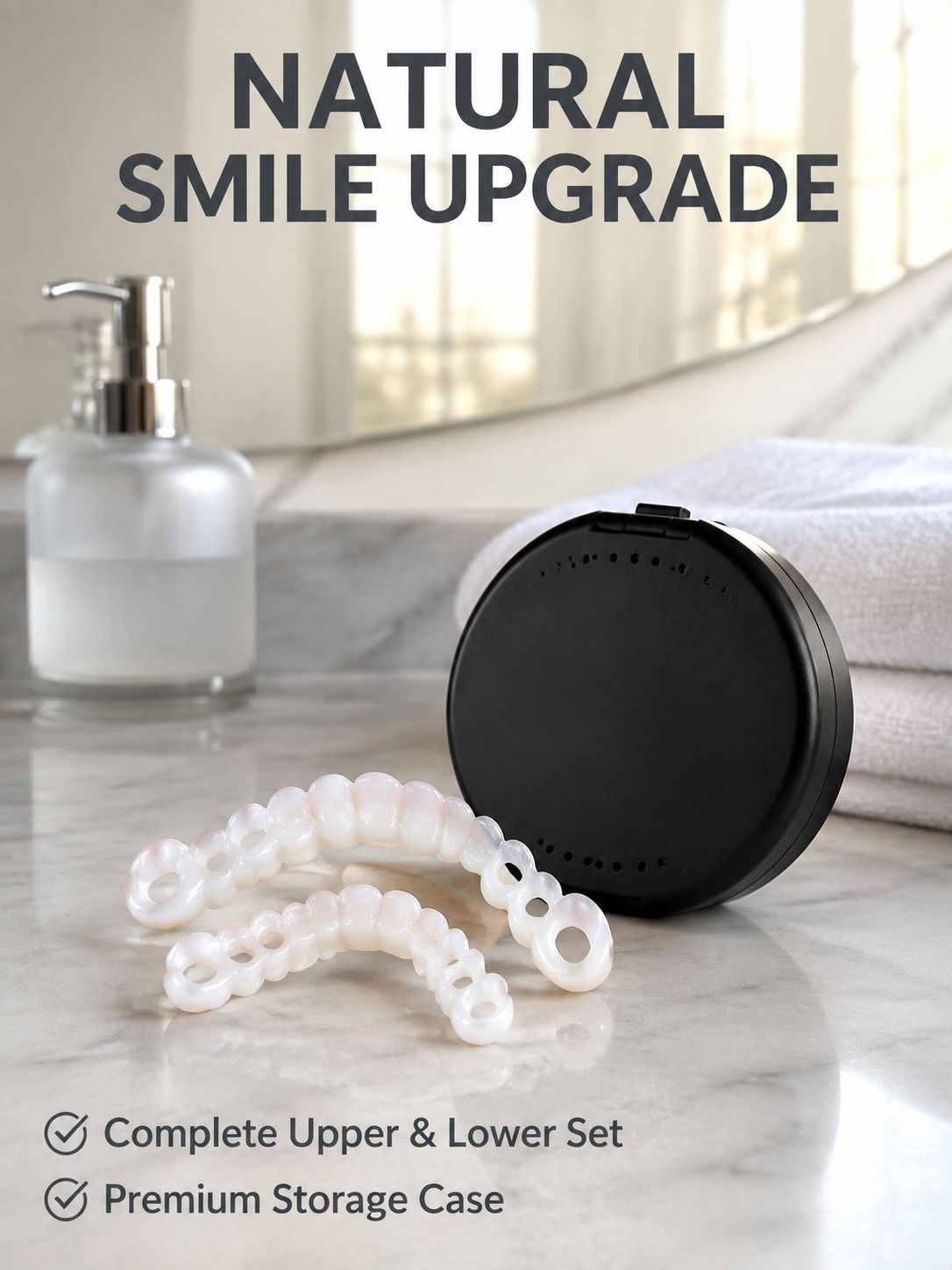Invisible Snap-On Veneers, Easily Regain Your Charming Smile