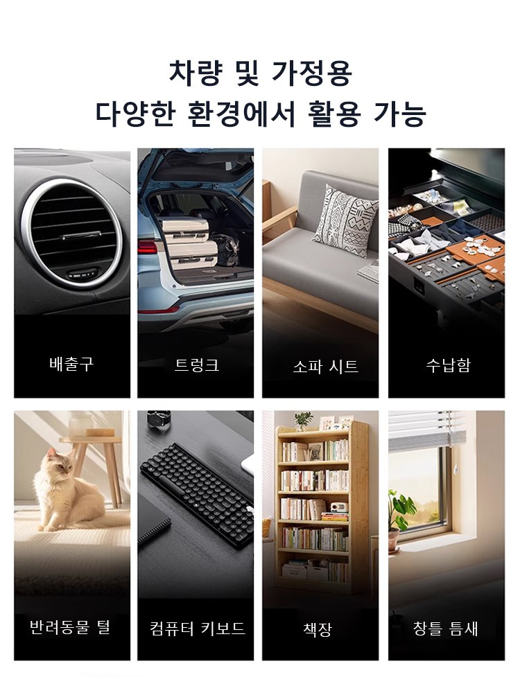 한 대가 세 대를 대신! 흡입·송풍·배기 3-in-1!무선 차량용 미니 청소기【흡입 및 송풍 가능】