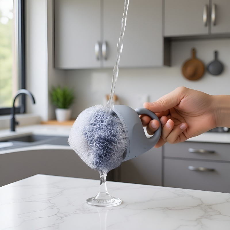 家庭用キッチン用ショートハンドル食器用ブラシ