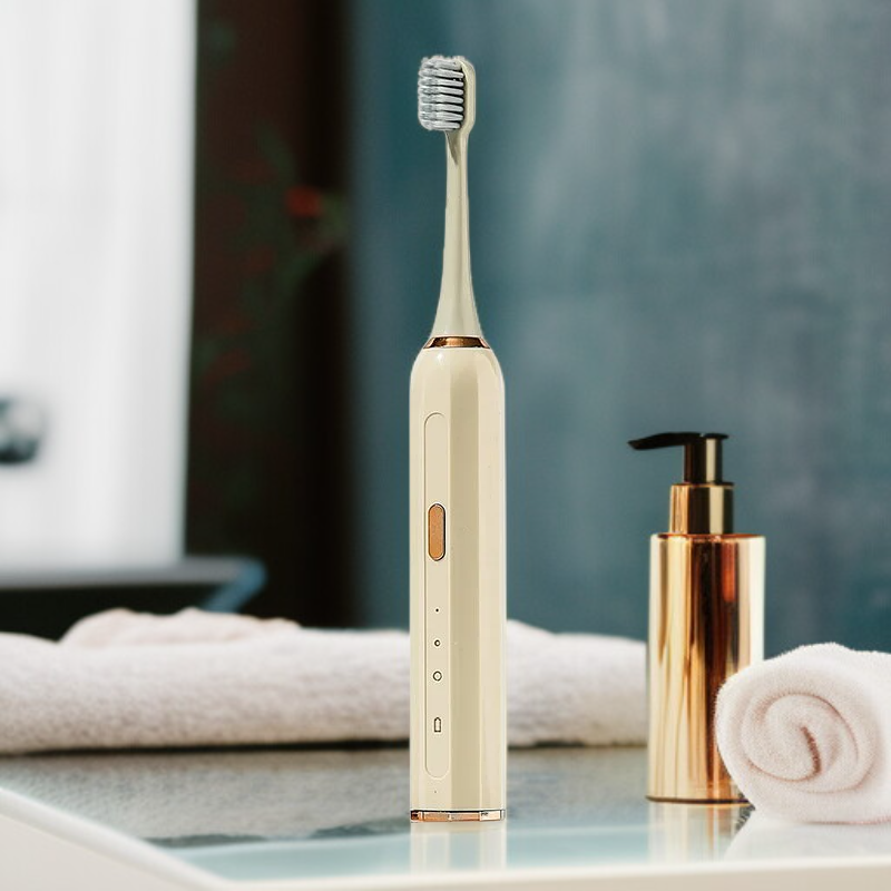 방수 USB 충전 듀폰모 전동 칫솔, 성인 커플용