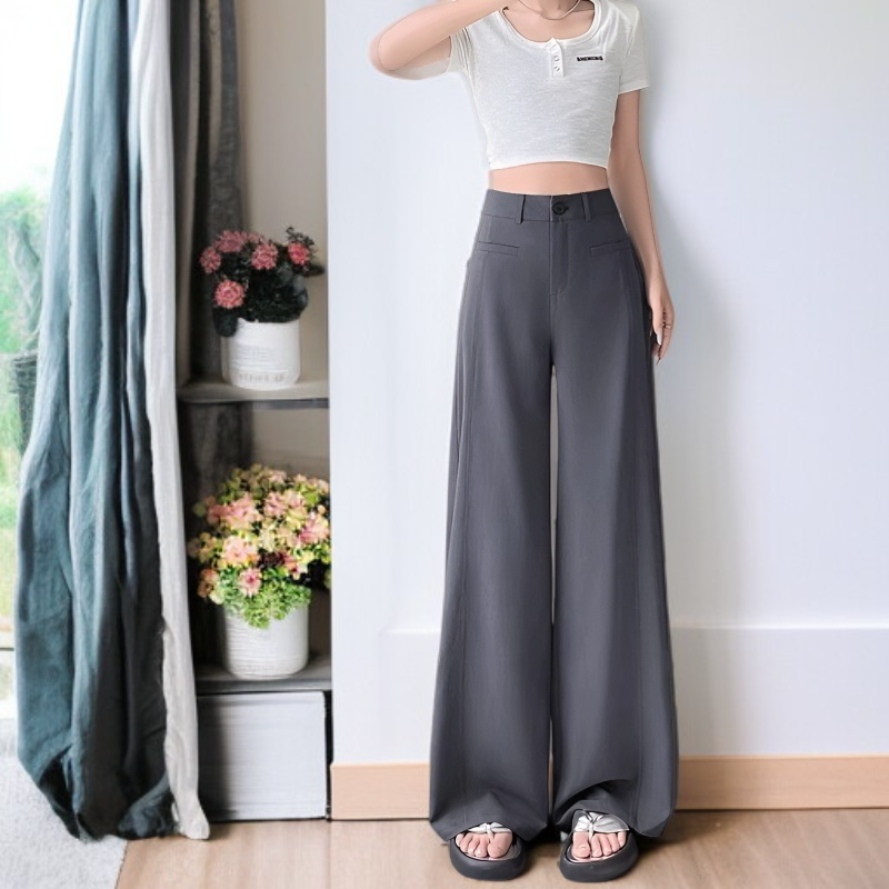 컬러 커브 정장 바지 자동차 팔걸이수납함 바지룩 스판 원단 모던 엣지 정장 바지 느슨하다/몸매를 가꾸다/정직하다