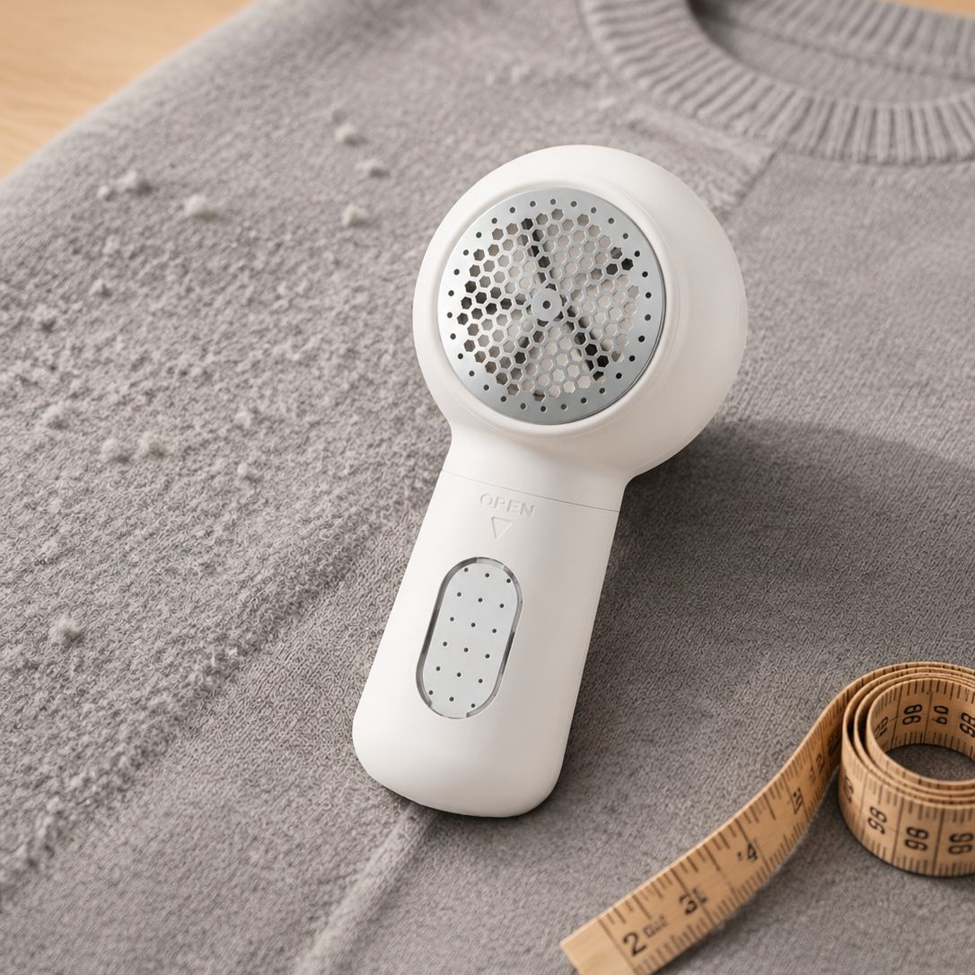 Éliminateur de Peluches Électrique à 6 Lames Puissantes avec Écran LED