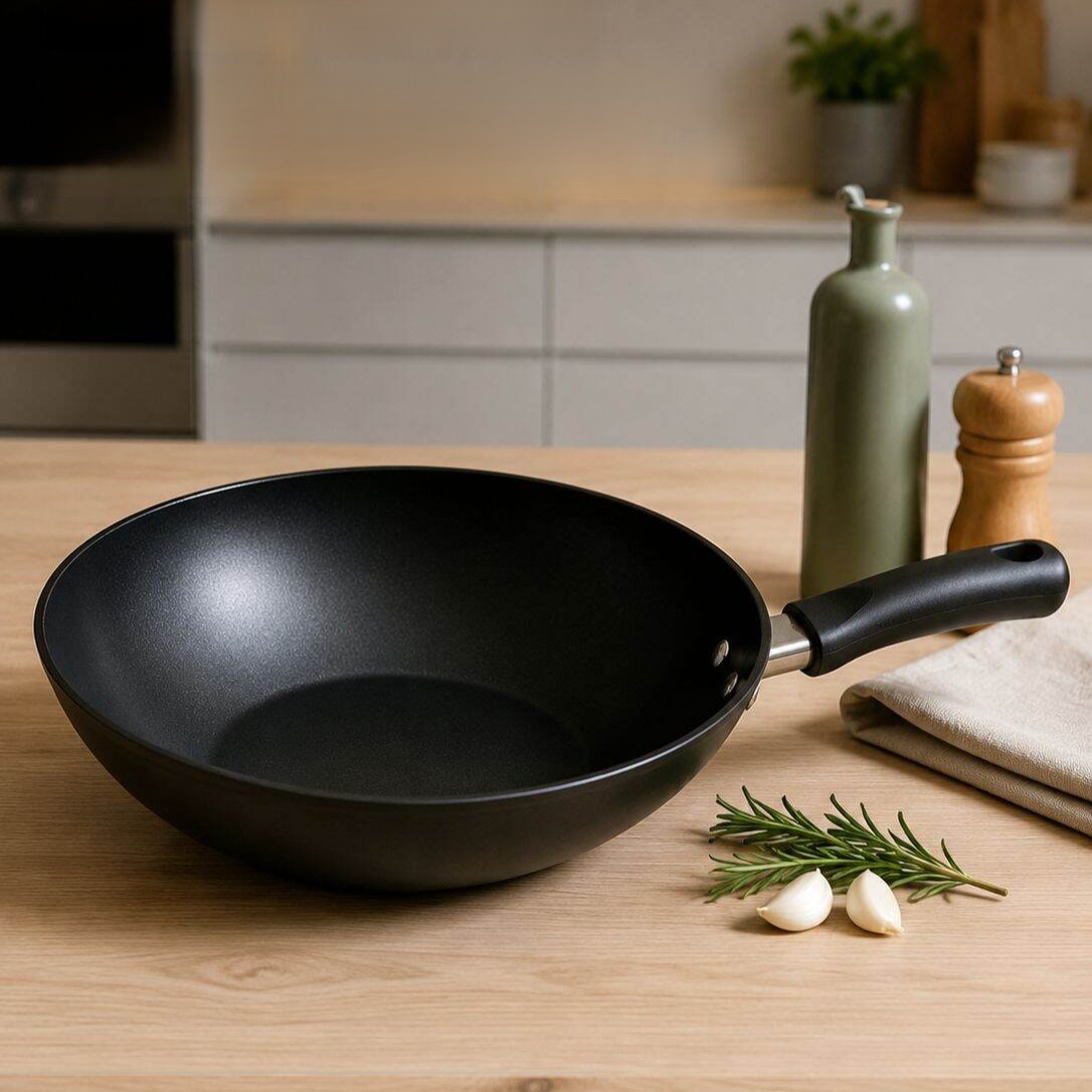 Woks für vielseitiges Braten und Kochen