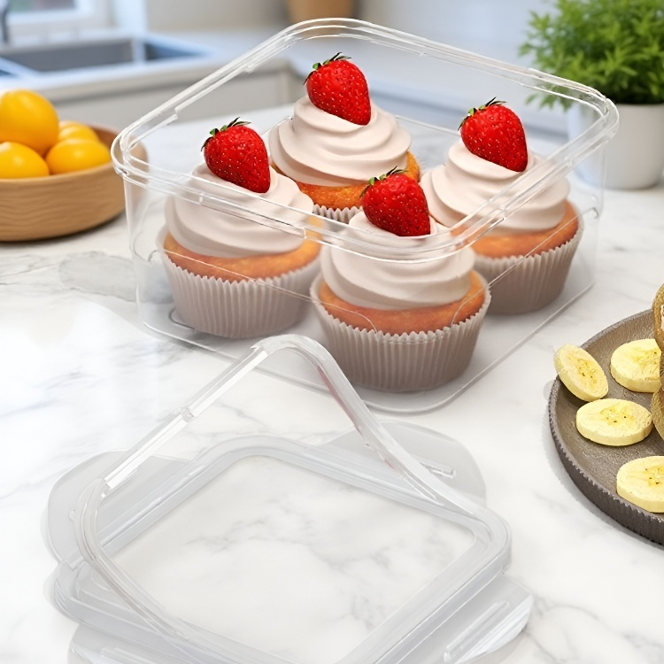 BPA-free plastic container for fresh food storage