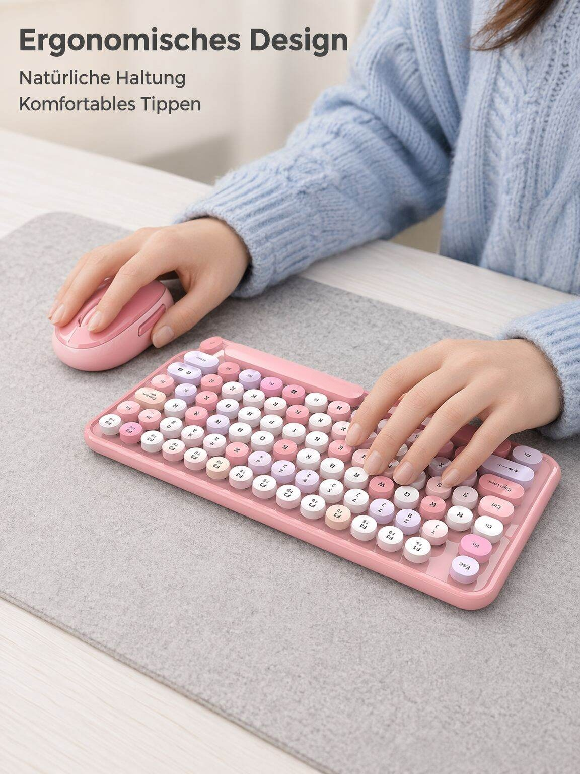 4G kabelloses Tastatur- und Maus-Set