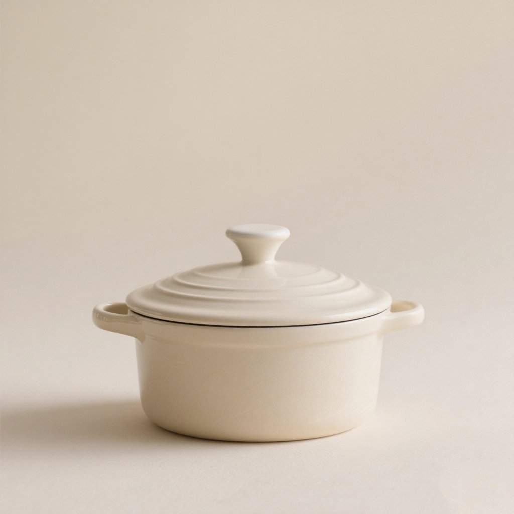  300ml 크림풍 에나멜 냄비