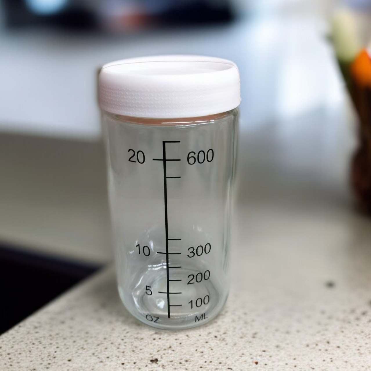 가정용 방습 건조 과일 스낵 저울 유리 밀봉 용기