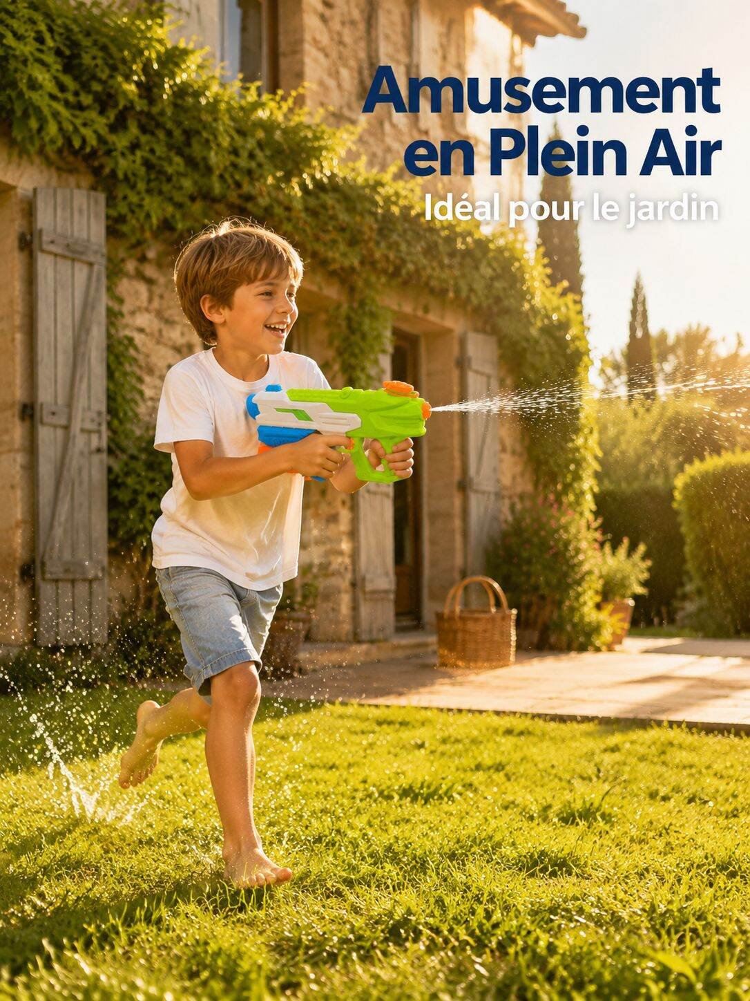 Pistolet à eau pour enfants à pression d'eau