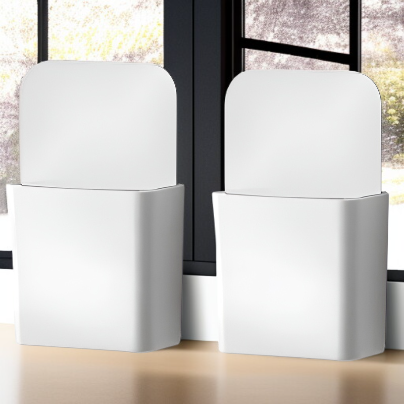 Caja de almacenamiento de control remoto para pared con panel perforado