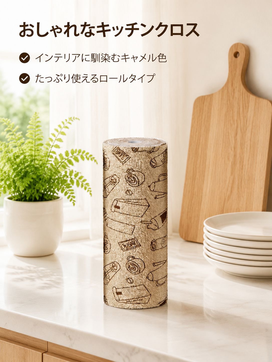 厚手で油が付きにくいウィークリー使い捨て手裂きクロス（ドライ＆ウェット両用）