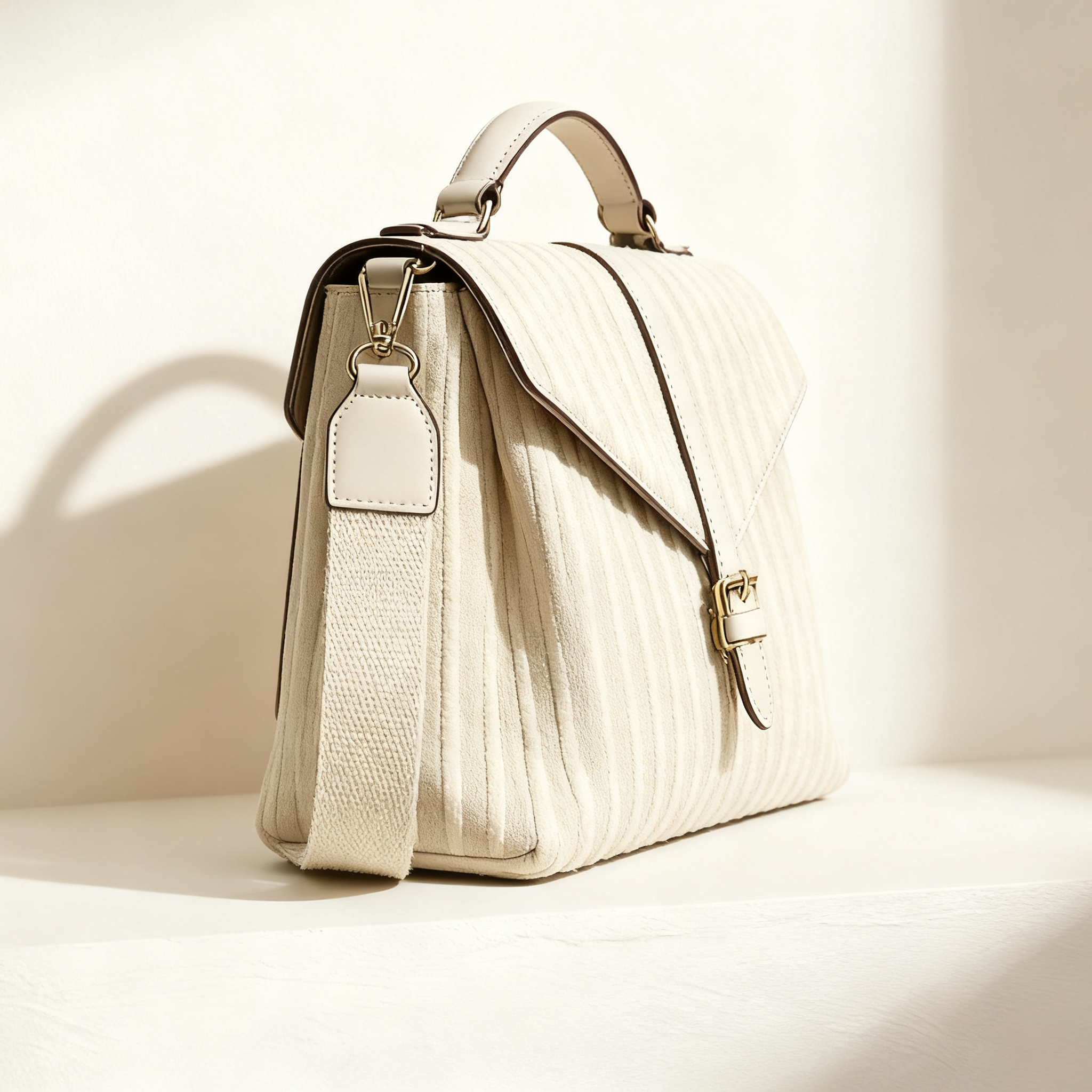 ดีไซน์กระเป๋าสะพายข้างผ้ากำมะหยี่สุดหรู