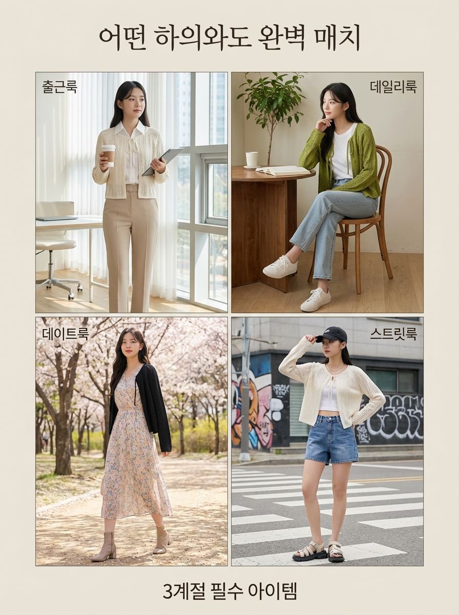 신상 니트 가디건