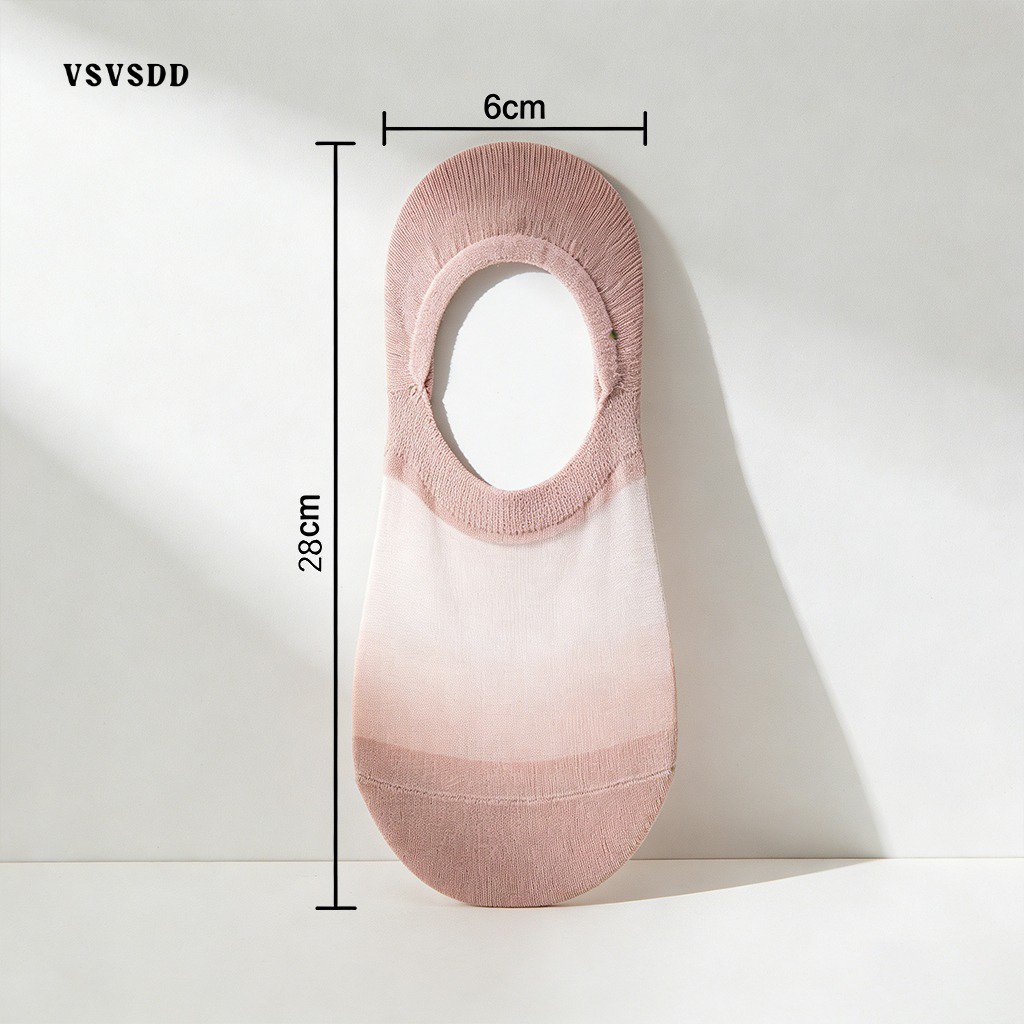 6켤레 세트 투명 보트 양말 패키지