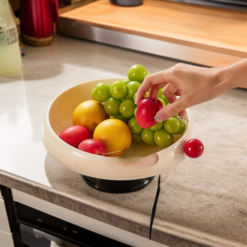 비주얼 라이트 럭셔리 거실 장식 과일 접시 하이 발 대용량 과일 접시 크림 캔디 간식 용기