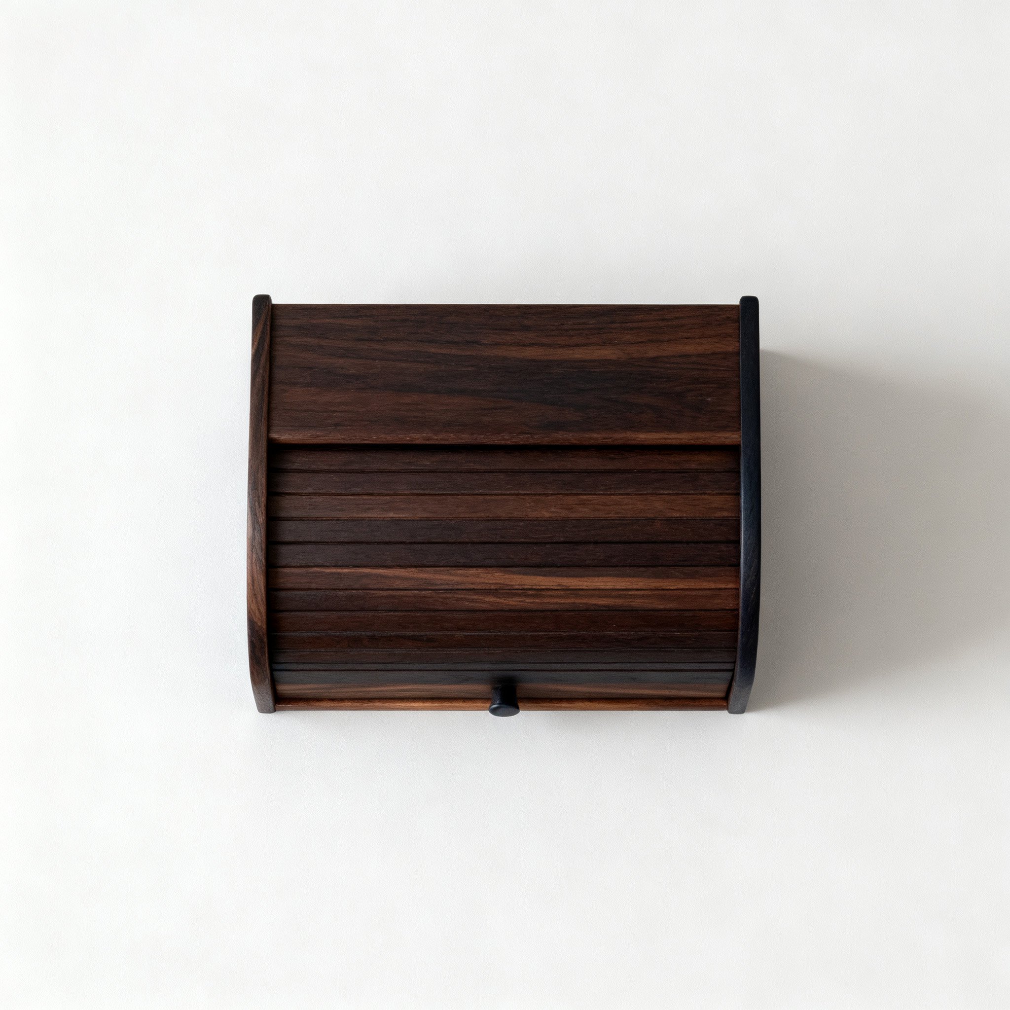 กล่องไม้เก็บของดีไซน์โบราณทรงโค้ง