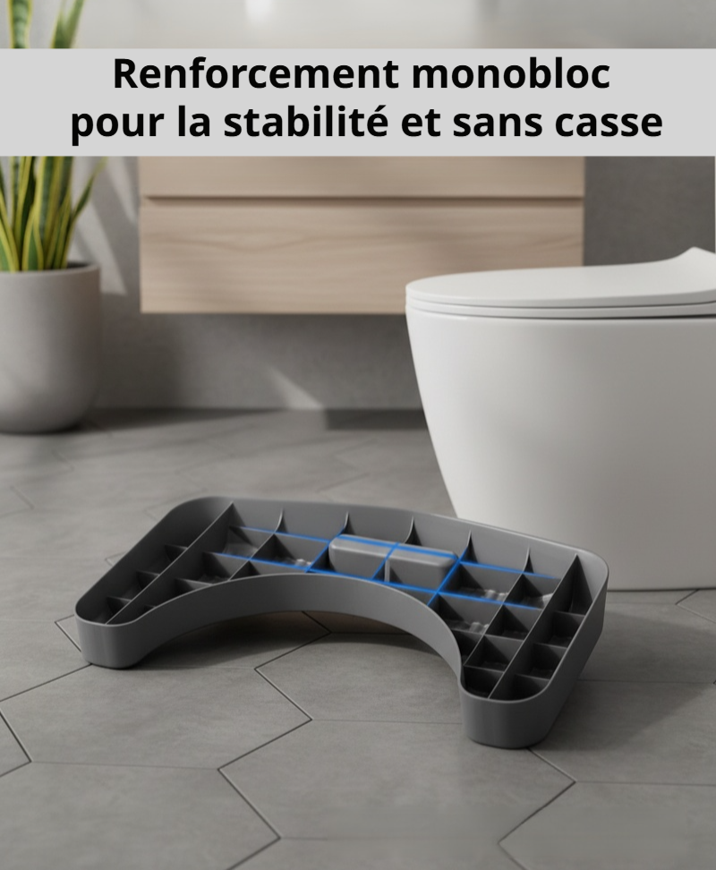 Accessoire de toilette sûr et robuste