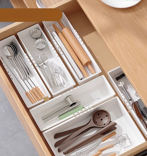 拡張可能な引き出し収納ボックス