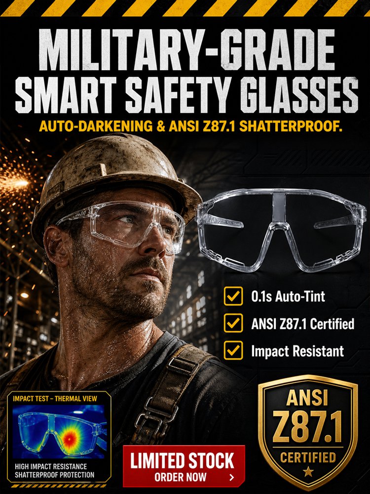 Military-grade intelligent photochromic multi-purpose goggles