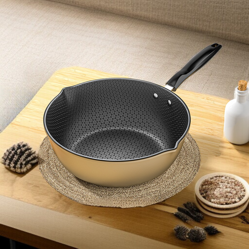 Double Flow Channel Household Flat Frying Pan