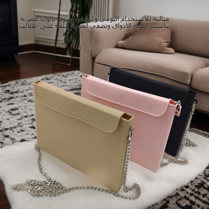 حقيبة مكياج سيليكون عصرية للسيدات للسفر