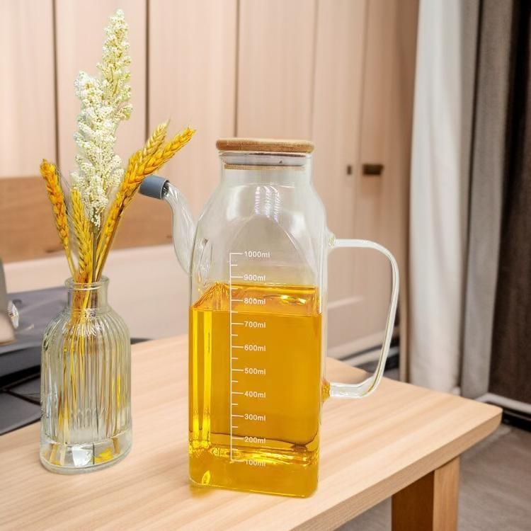 Ölflasche aus Glas