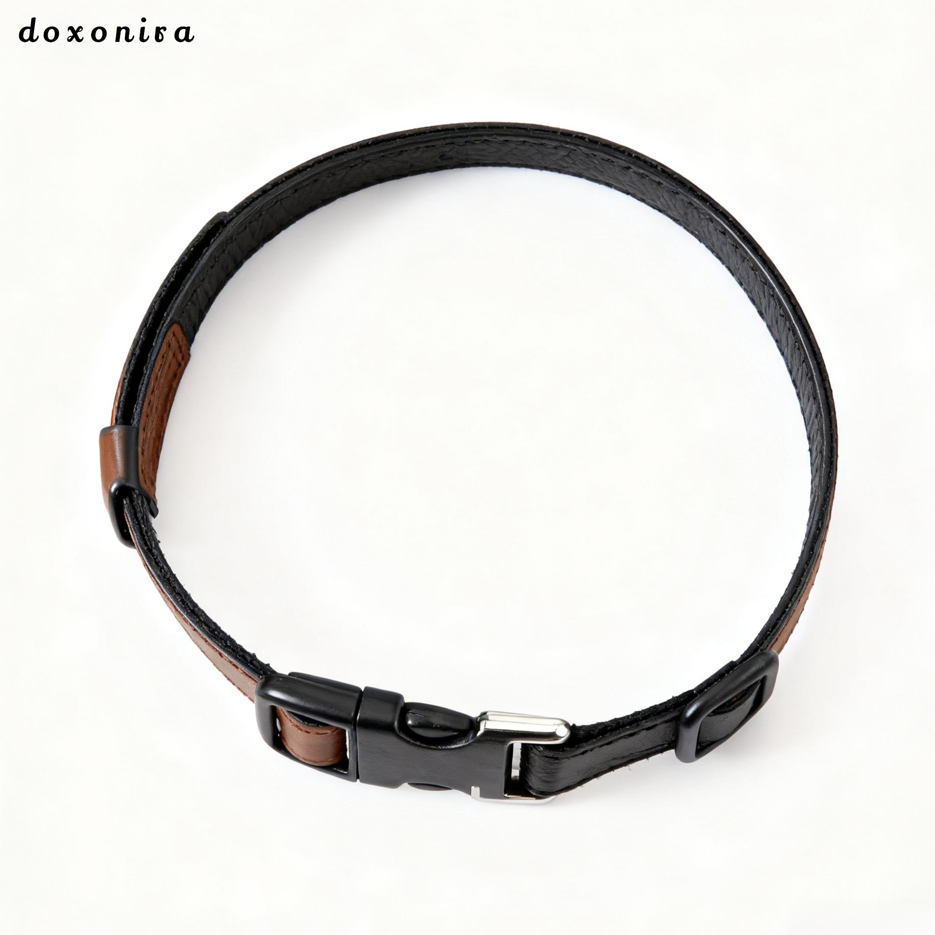 투톤 가죽 반려동물 목걸이 (7개)