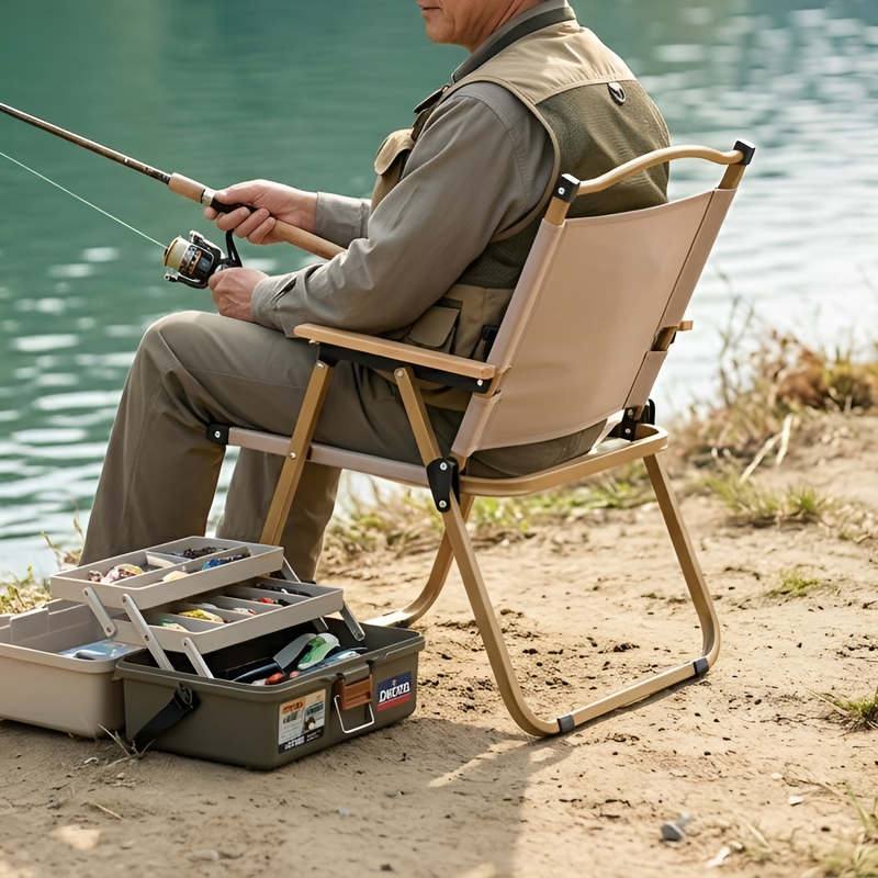 アウトドア携帯折りたたみ椅 キャンプ釣り多機能チェア