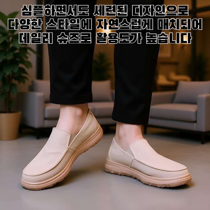 통기성 좋은 슬립온 로퍼