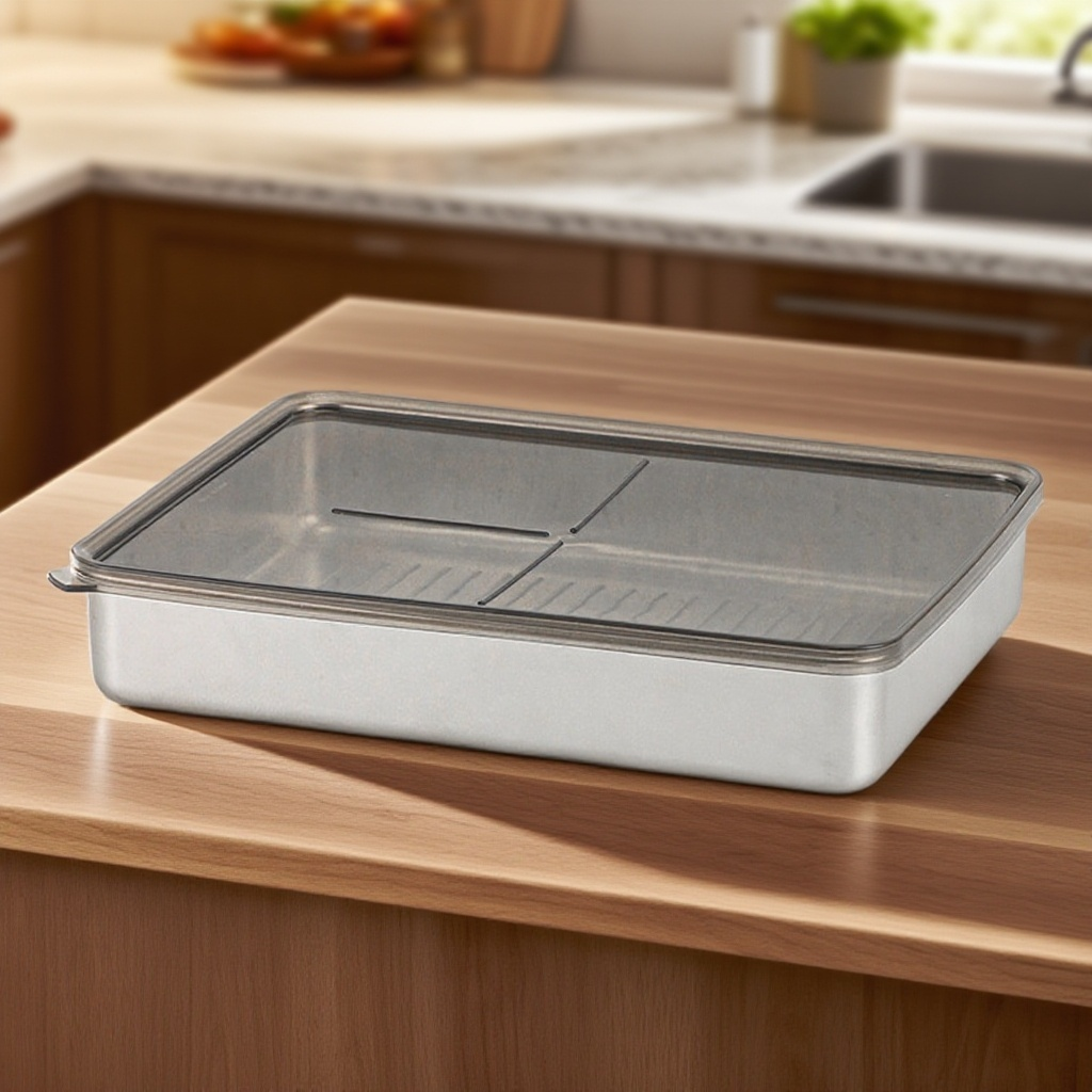 سميكة الفولاذ المقاوم للصدأ 304 حالة جديدة لحفظ