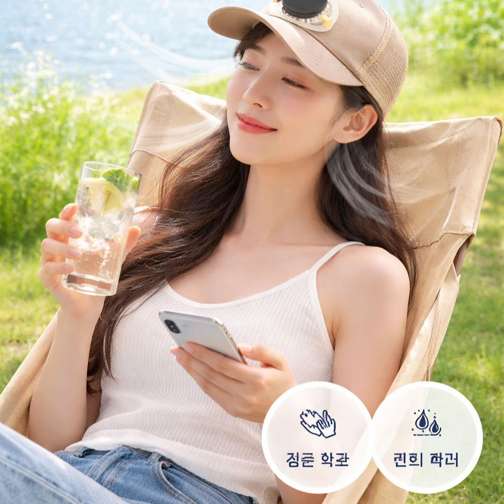 태양광 팬 야구 모자, 야외 자외선 차단 모자, 남녀 모두 사용 가능