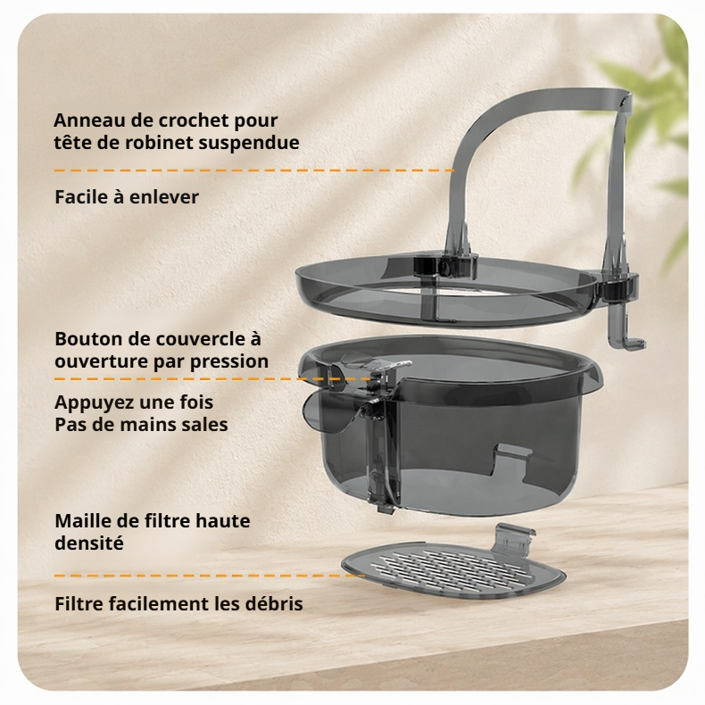 Égouttoir pour évier avec design multifonction