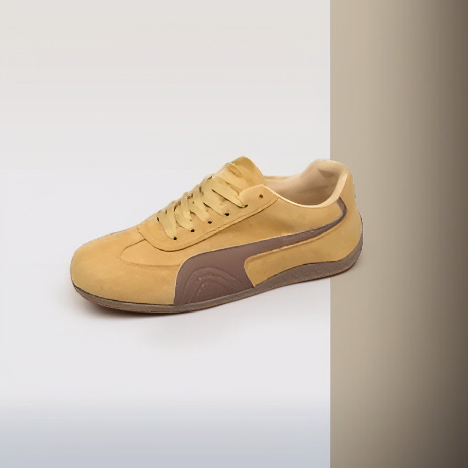 레트로 레이스업 로우탑 플랫 캐주얼 슈즈