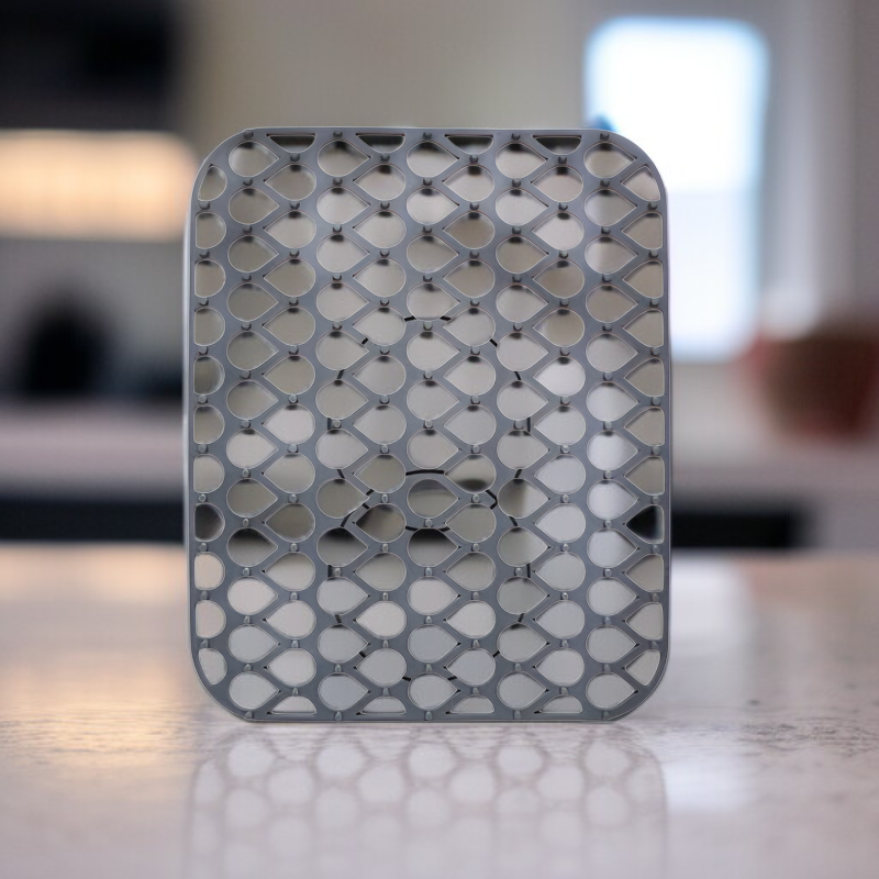 주방용 실리콘 싱크대 충돌 방지 및 방열 매트, 물방울 모양 보호 매트