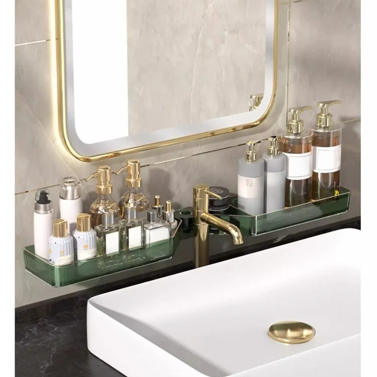 軽ラグジュアリーコーナー壁掛け収納ラック