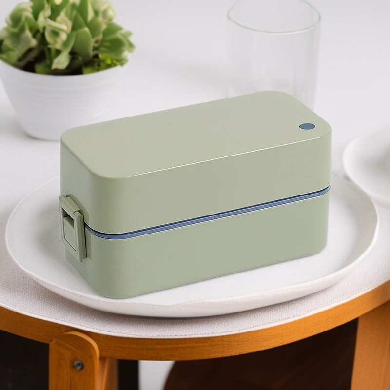 職場・学校向け二段式ランチボックス－便利で長持ち