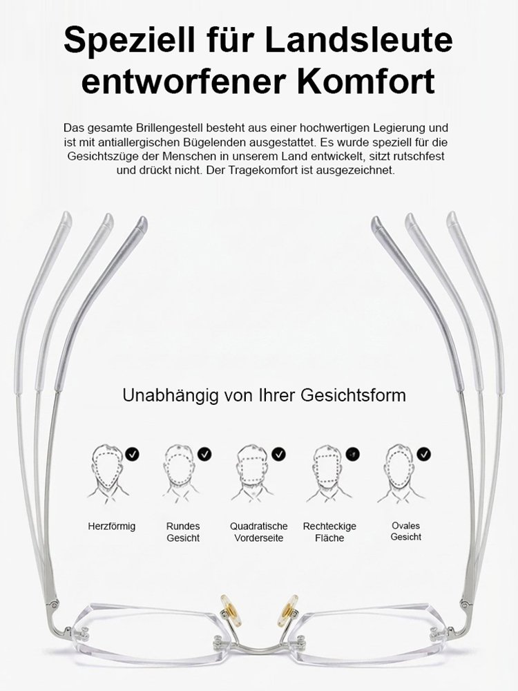 【 Kein Sehtest nötig】Leichte farbveränderte Lesebrille