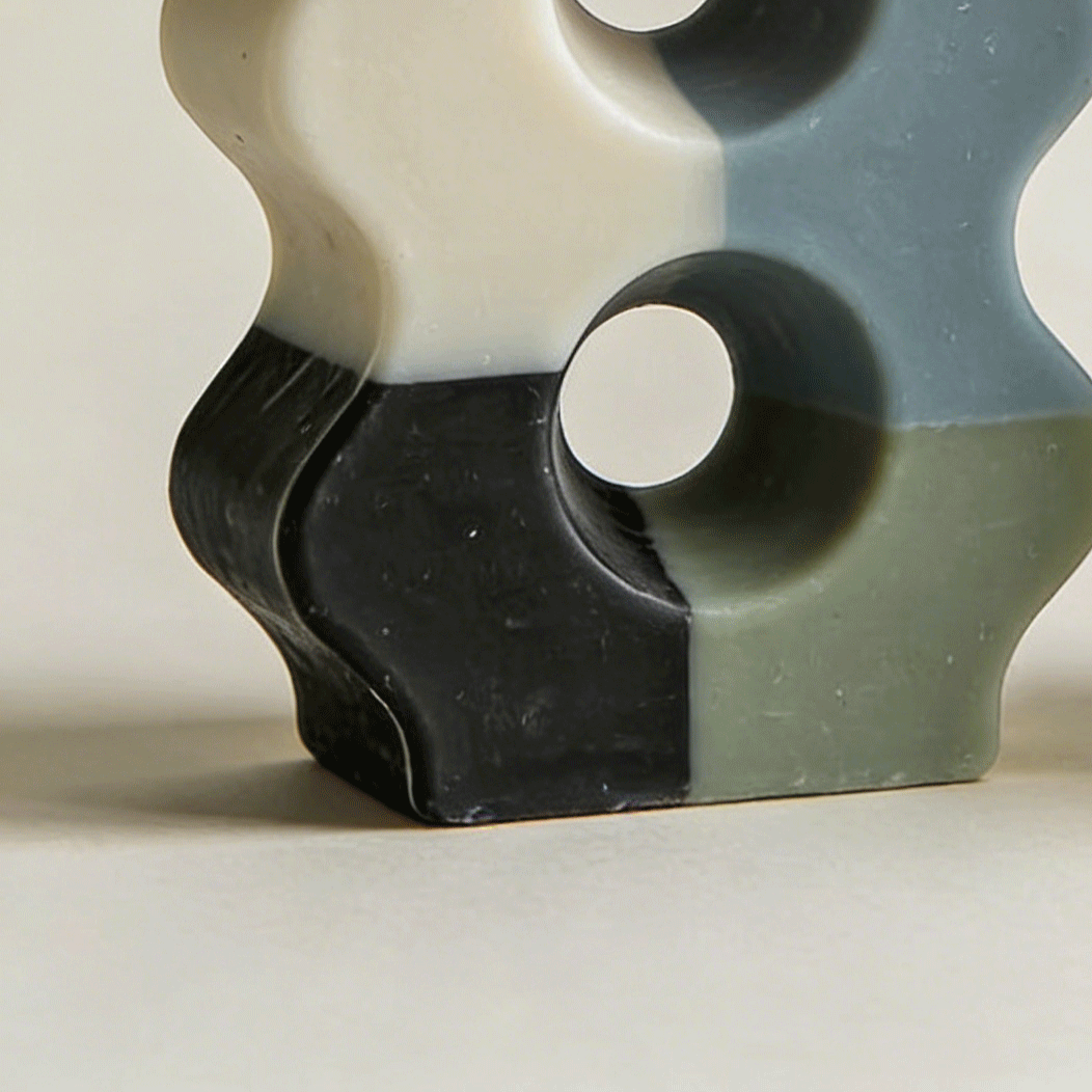 Handmade decorative soaps in assorted shapes