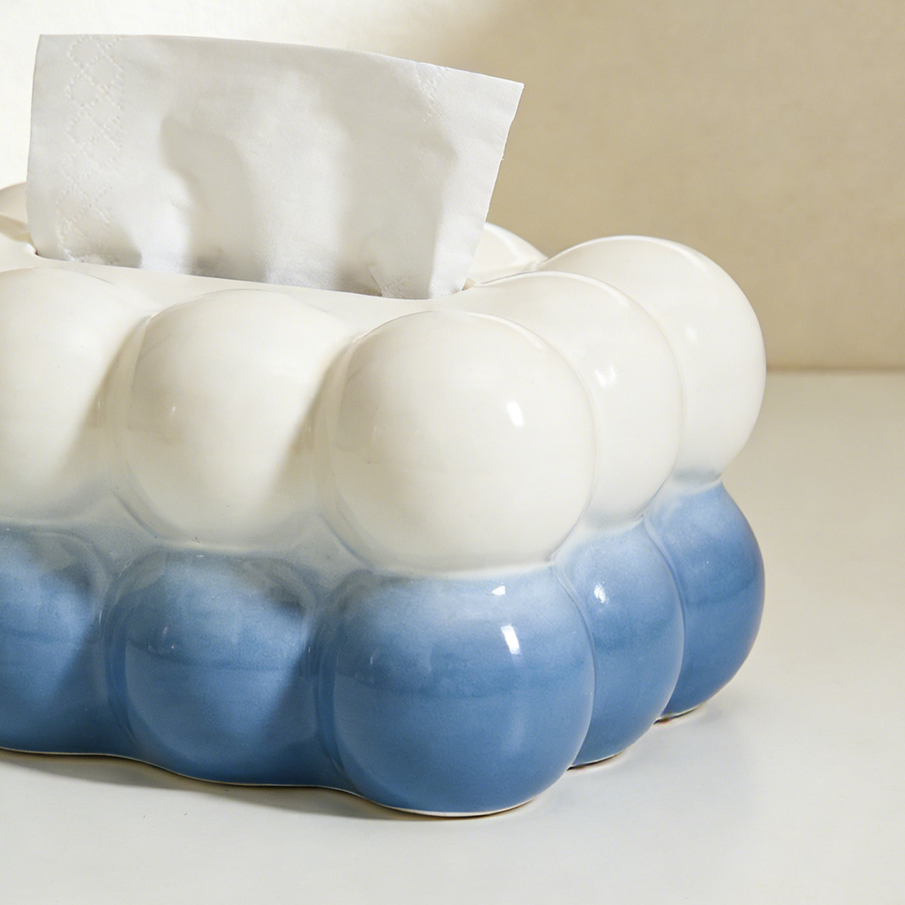 가정용 플라스틱 티슈 보관함 4종 세트