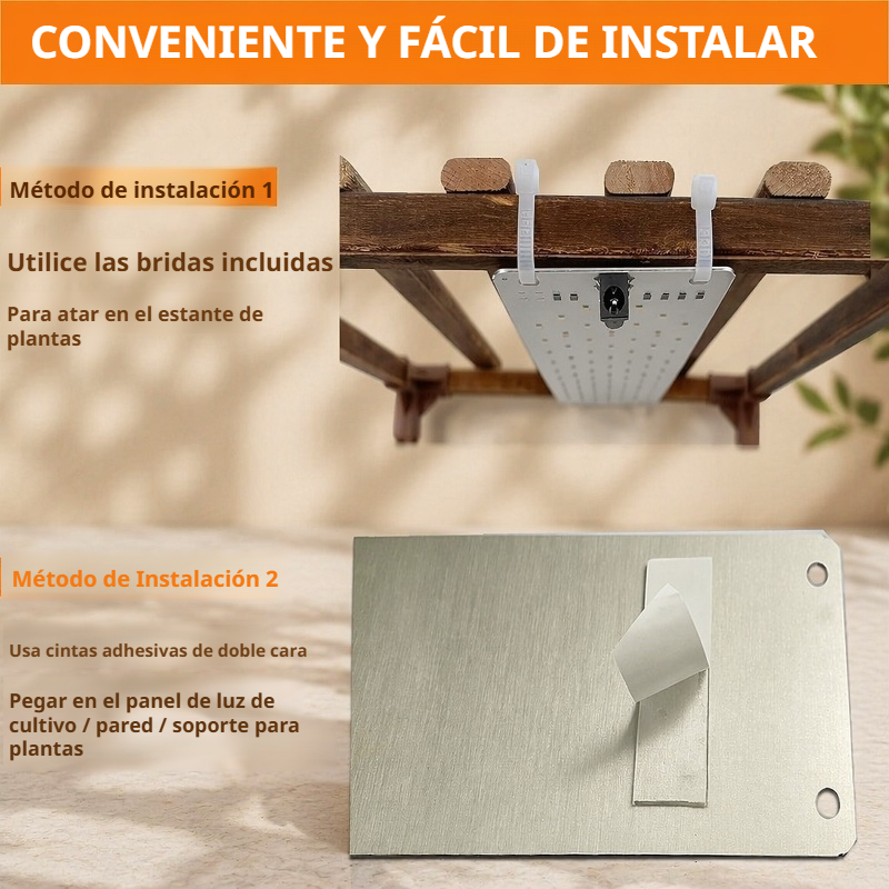 Espectro completo de luz LED para plantas